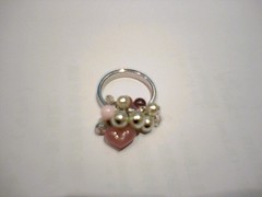 A lovely ring I bought yesterday.  Forgive me that the photo is a bit out-of-focus.