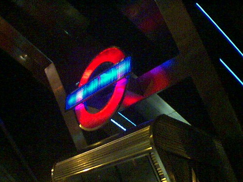 Vauxhall Terminal: London Transport Logo in Mixed Phase