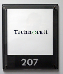 Technorati office sign