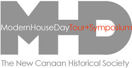Logo for the Modern House Day Tour and Symposium in New Canaan, CT