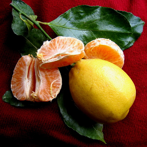 orange and lemon