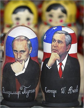 Putin Bush Dolls