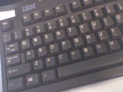 [Moblog] Keyboard at work