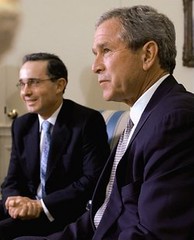 Uribe y Bush