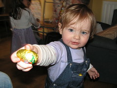 Caithlyn presenting egg small