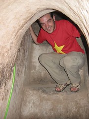 Dentro de los tuneles del Vietkong