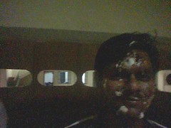 My B'day Celebrations Cake on my face